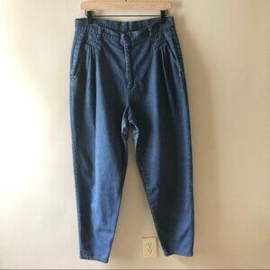 VINTAGE 80s High Waisted Tapered Mom Jeans